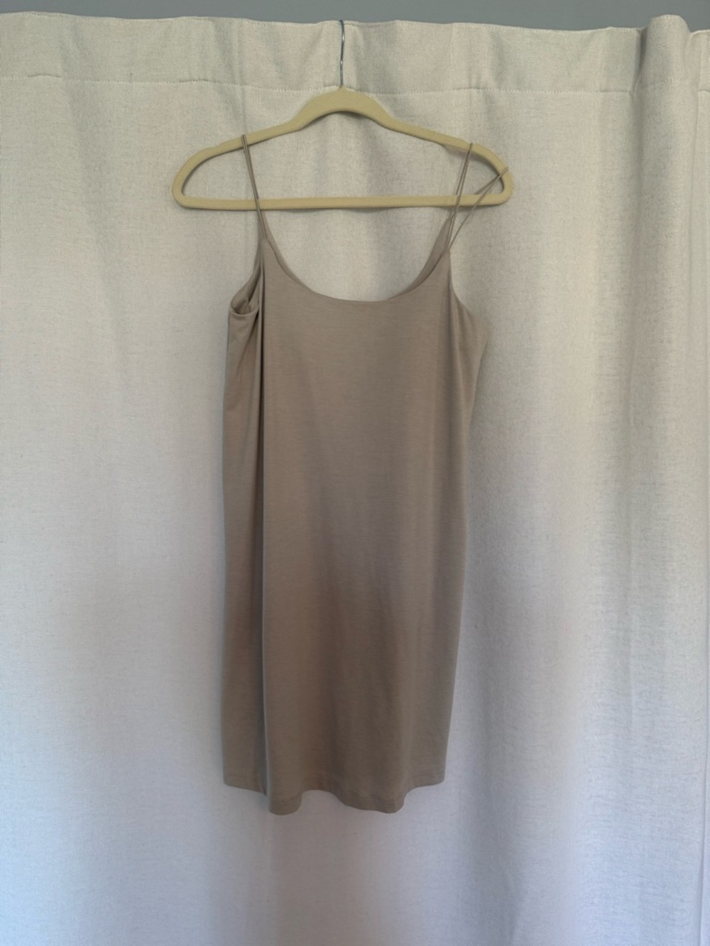 Vuori Taupe Slip Mini Dress